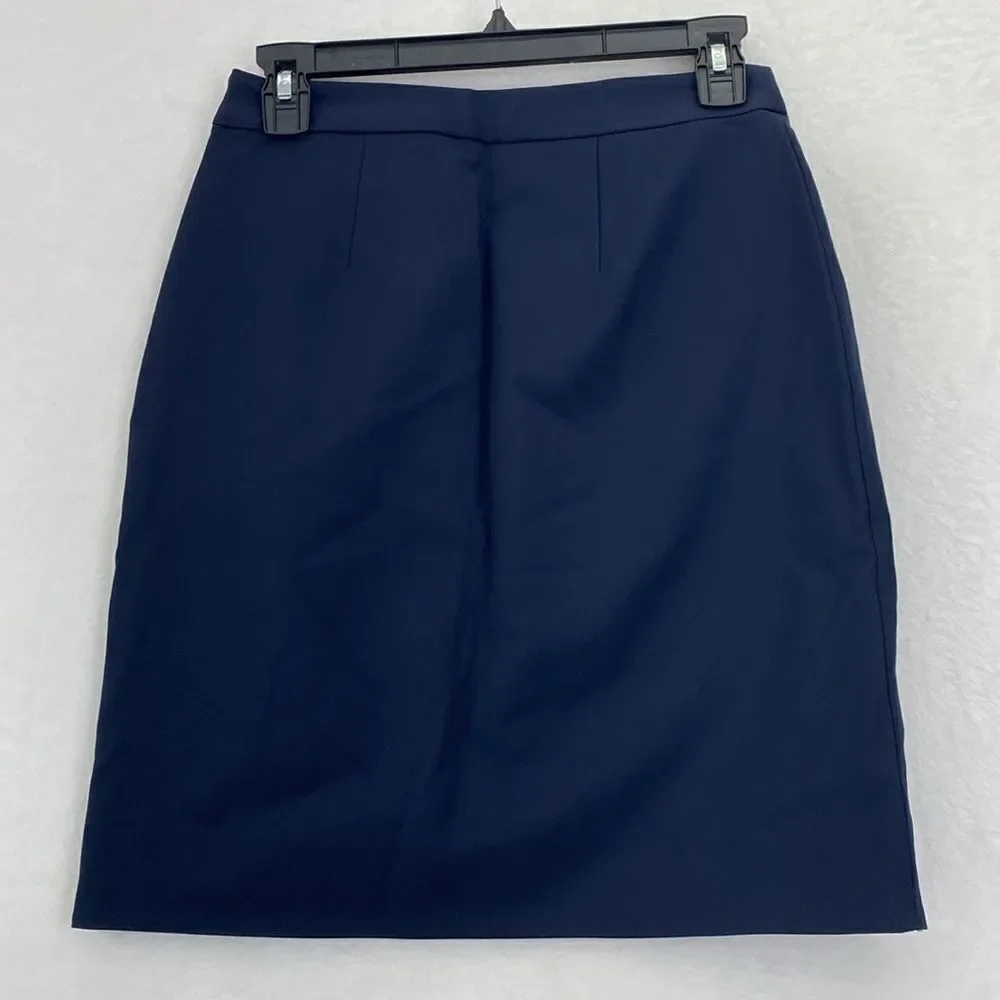Kate Spade Skirt the Rules Skirt in Navy Blue